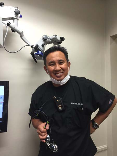 Edward M. Ines is a dentist who operates a private practice in Beverly Hills, California.